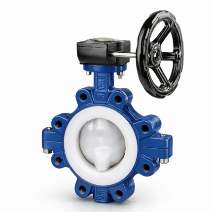 Válvula de Mariposa Tipo Wafer con Revestimiento PFA